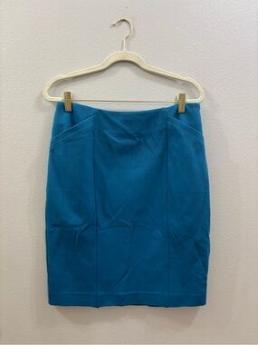 CAbi Teal Pencil Skirt - Classic Tailored Silhouette size 4
